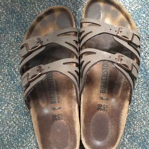 Birkenstocks, brown